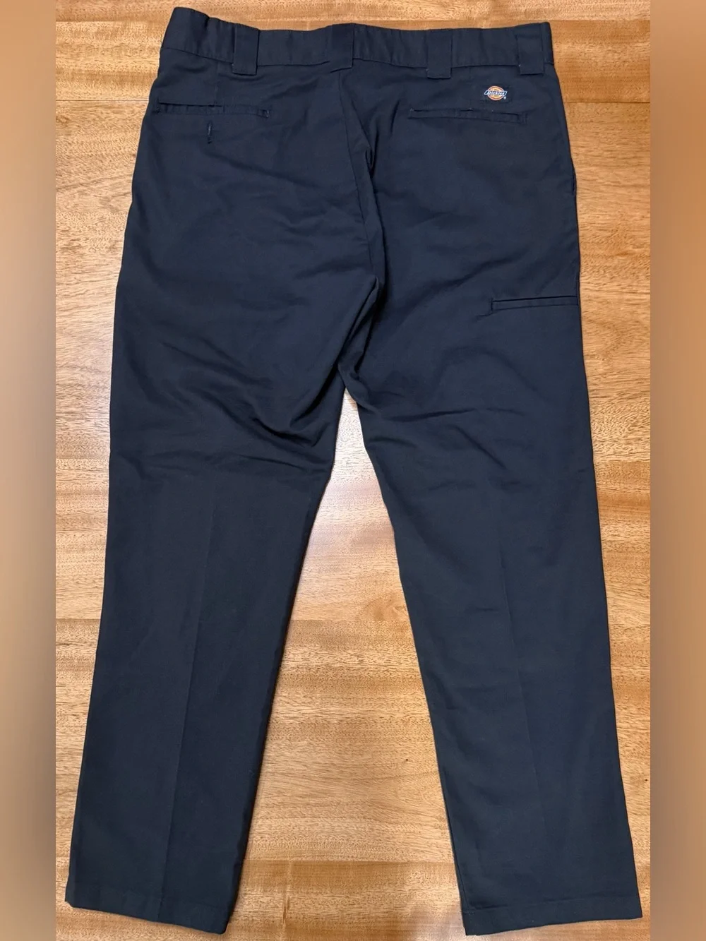 Dickies - Flex Slim Fit Tapered Leg Men’s Black Work Pants | Size 38 x 30